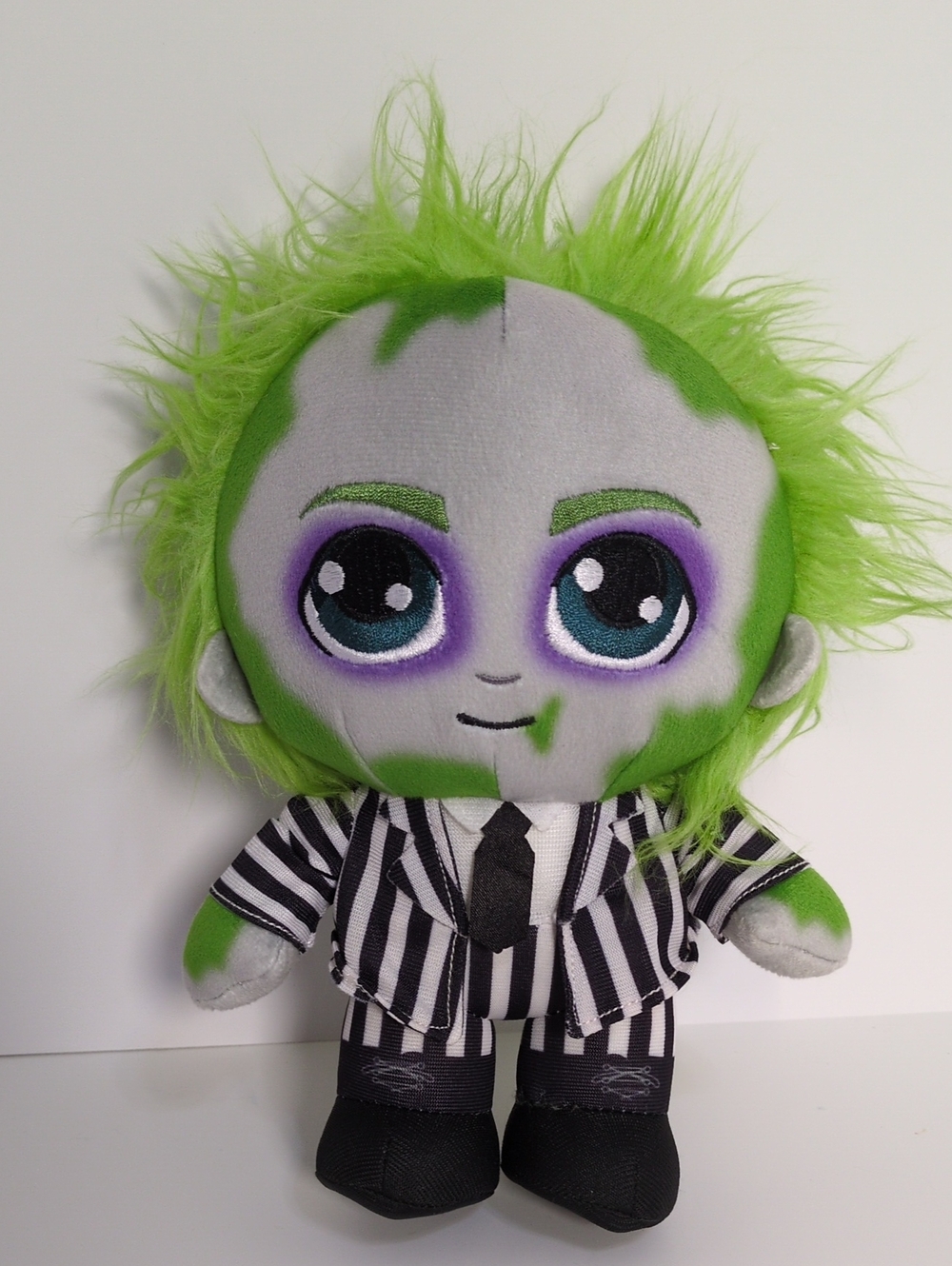Jazwares Beetlejuice Beetlejuice Plush 8" Striped Suit Green Hair 2025 WB